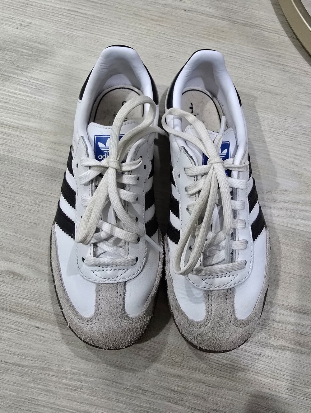 Adidas Samba OG Kids Cloud White / Core Black / Gum Size 13K